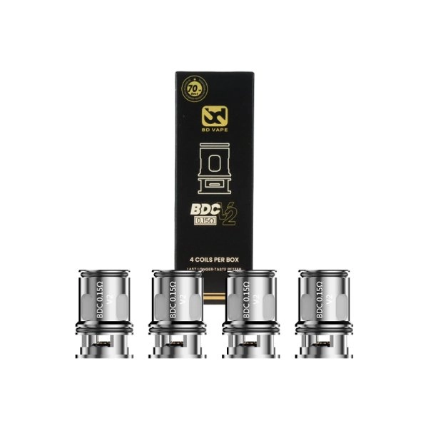 Résistances BDC 0.15/0.4/0.3/0.2Ω V2 (4pcs) - BD Vape